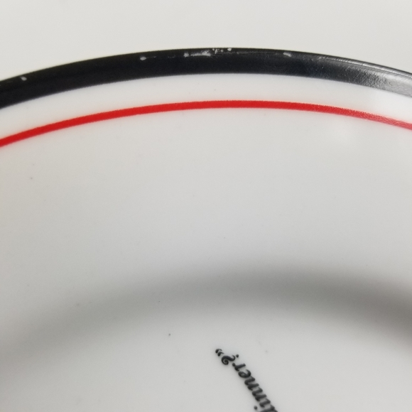 Restoration Hardware Plate White New Yorker Waiter Wine Dinner Arnie Levin 1998 - Picture 12 of 13